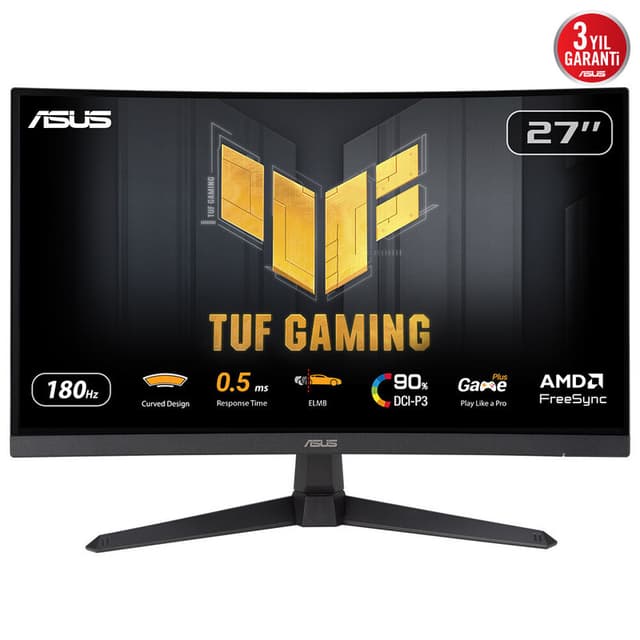 ASUS TUF Gaming VG27WQ3B computermonitor 68,6 cm (27") 2560 x 1440 pixels quad hd lcd zwart