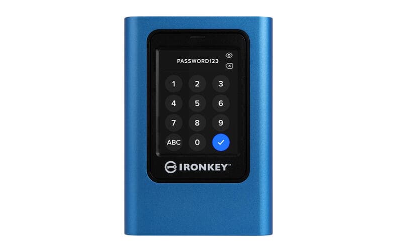 Kingston Technology IronKey 3840 GB Vault privacy 80 XTS-AES 256-bits beveiligde externe SSD — afbeelding 1