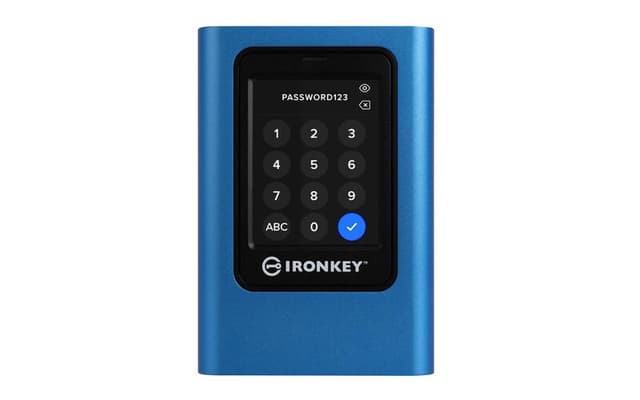 Kingston Technology IronKey 3840 GB Vault privacy 80 XTS-AES 256-bits beveiligde externe SSD
