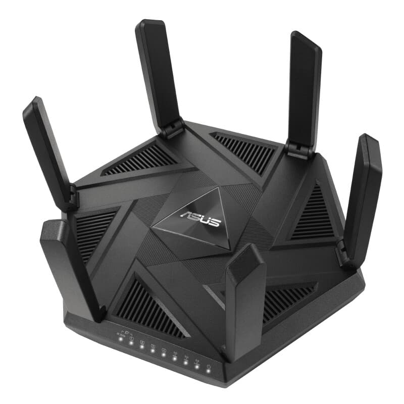 ASUS RT-AXE7800 draadloze router tri-band (2,4 GHz / 5 GHz / 6 GHz) zwart — afbeelding 1