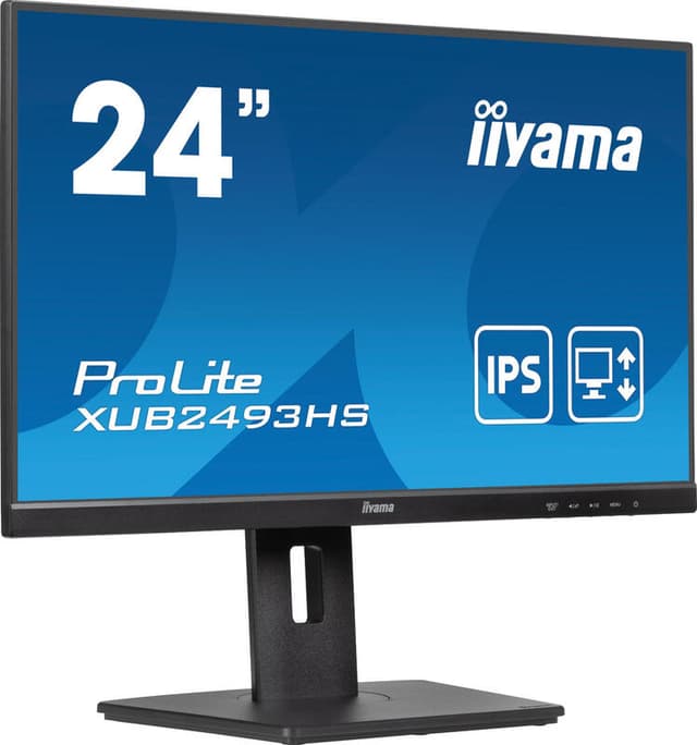 iiyama ProLite XUB2493HS-B6 computermonitor, 60,5 cm 1920 x 1080 pixels, full hd led, zwart