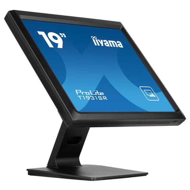 iiyama ProLite T1931SR-B1S beeldscherm 48,3 cm (19") 1280 x 1024 pixels SXGA LCD aanraakscherm zwart
