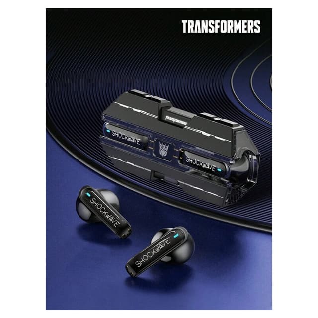 Transformers TF-T01 Bluetooth-headset, half-in-ear, lange batterijduur, zwart