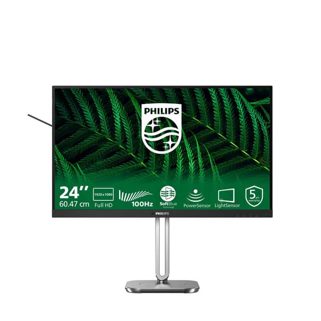 Philips 5000-serie 24B2G5200/00 computermonitor 60,5 cm (23,8") 1920 x 1080 pixels Full HD LCD antraciet