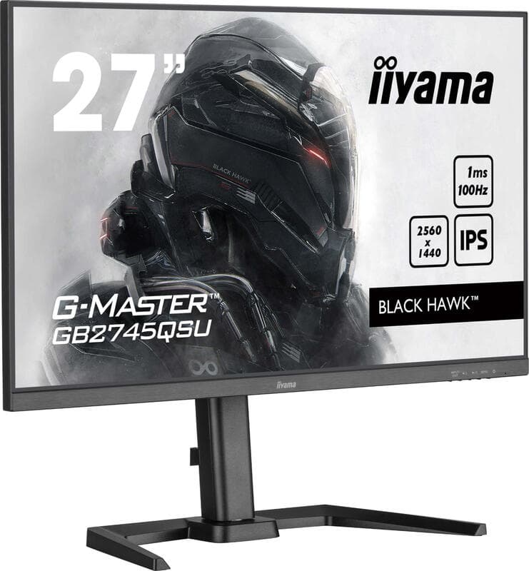 Iiyama G-MASTER GB2745QSU-B2 computermonitor, 68,6 cm (27 "), 2560 x 1440 Wide Quad HD LED, zwart — afbeelding 1
