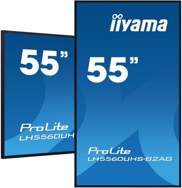 iiyama LH5560UHS-B2AG digitaal signage scherm, 138,7 cm (54.6") LED Wi-Fi 500 cd/m² 4K Ultra HD zwart, ingebouwde Android 11-processor, 24/7