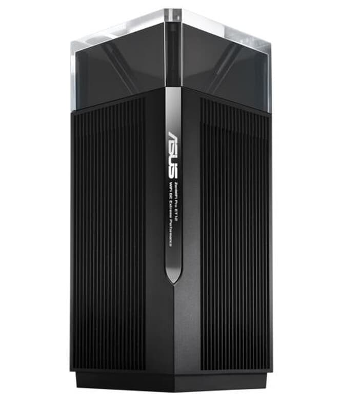 ASUS ZenWiFi Pro ET12 tri-band (2,4 GHz / 5 GHz / 6 GHz) Wi-Fi 6E (802.11ax) zwart 3 interne antennes — afbeelding 1