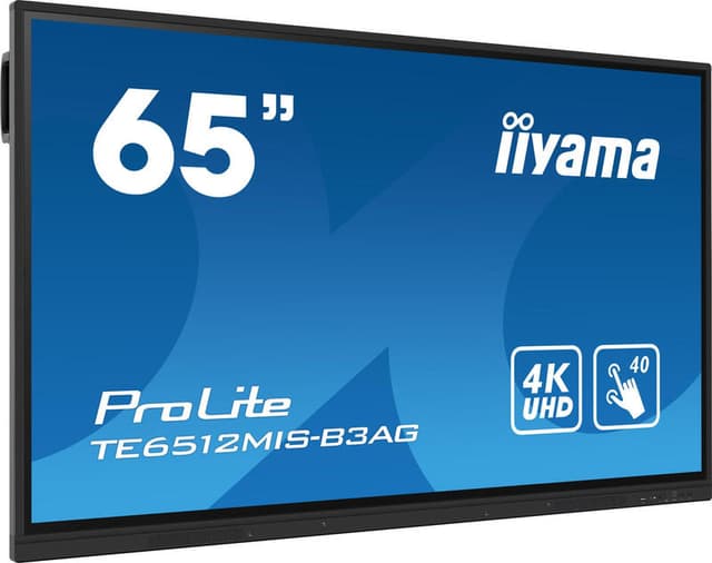 iiyama TE6512MIS-B3AG beeldscherm kiosksysteem 165,1 cm (65") LCD wifi 400 cd/m² 4K Ultra HD Zwart Touchscreen Android 11 24/7
