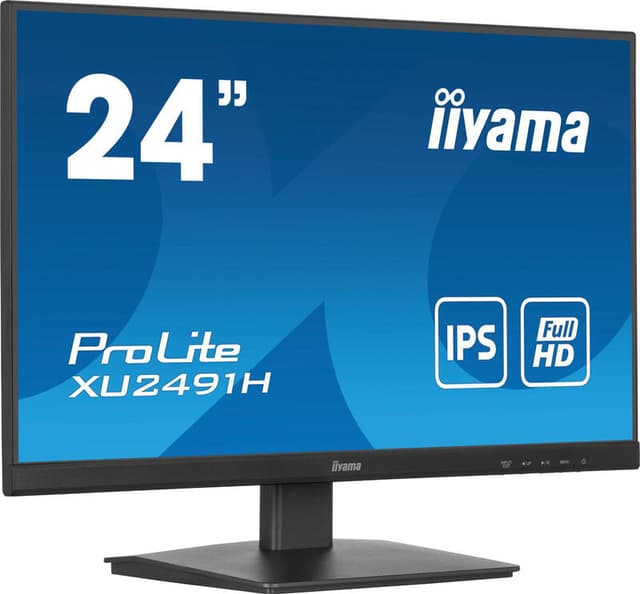 iiyama ProLite XU2491H-B1 computermonitor met IPS-paneel en 100Hz verversingssnelheid, 60,5 cm 1920 x 1080 pixels Full HD LED zwart