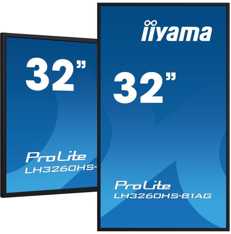 iiyama LH3260HS-B1AG professioneel digitaal signage display, 81 cm Full HD, 500 cd/m², met geavanceerde bedienings- en connectiviteitsopties, Android 11, zwart — afbeelding 1