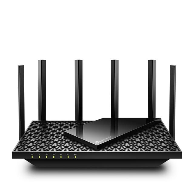 TP-Link Archer AXE5400 tri-band gigabit wifi 6E router, zwart