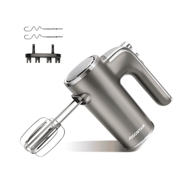 Aigostar Adela HM-400GVDE - handmixer - 400 W, 5 snelheden, goud — afbeelding 1