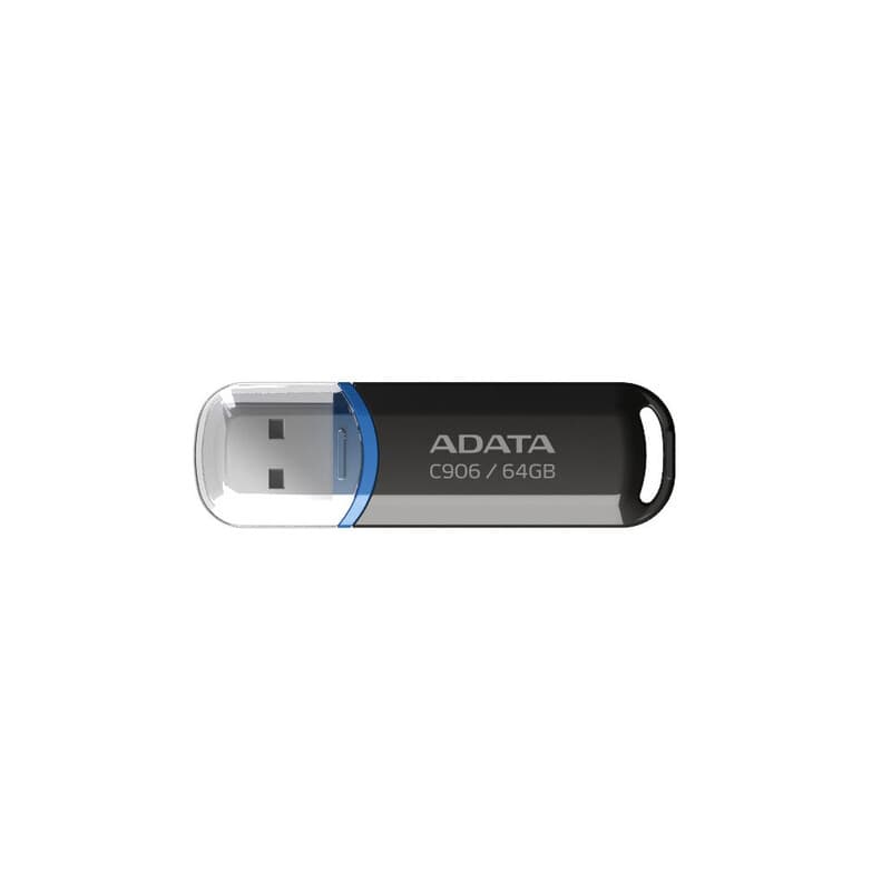 ADATA C906 USB flash drive 64 GB USB Type-A 2.0 Zwart — afbeelding 1