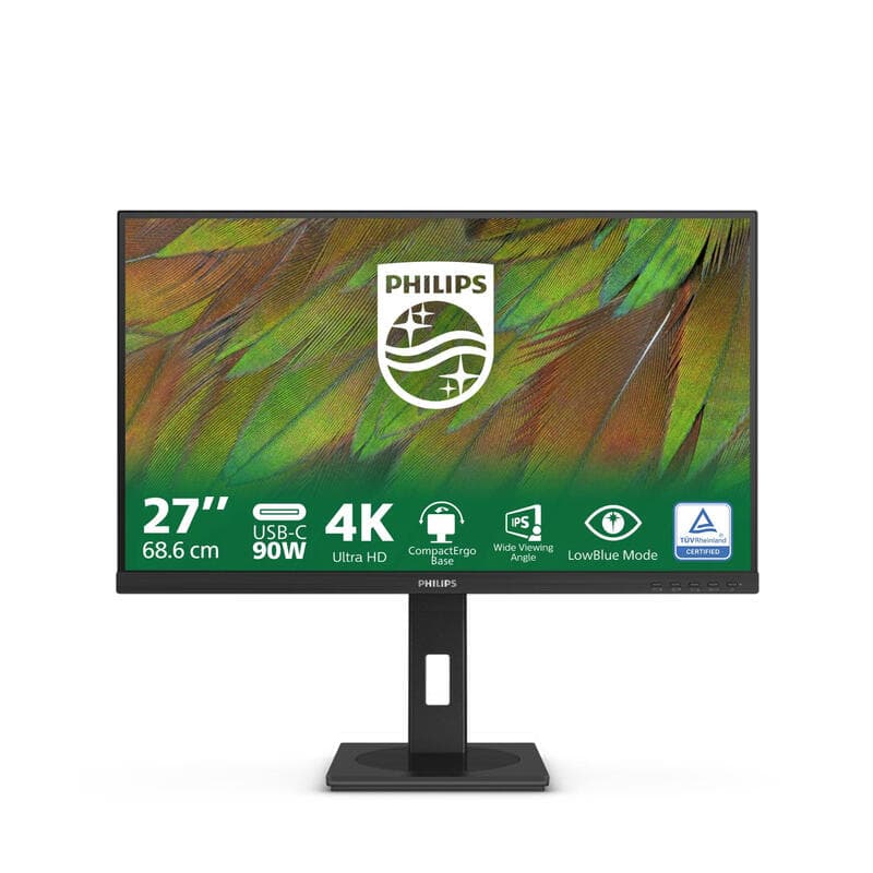 Philips 3000 series 27B1U3900/00 computermonitor 68,6 cm (27 inch) 3840 x 2160 pixels 4K Ultra HD LCD zwart — afbeelding 1