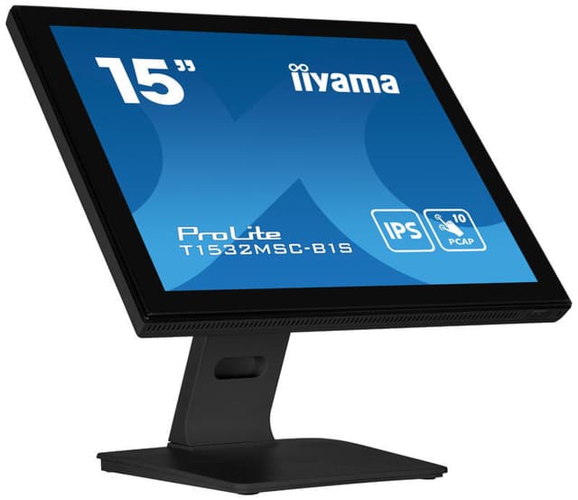iiyama ProLite T1532MSC-B1S computerscherm 38,1 cm (15") 1024 x 768 pixels XGA LCD aanraakscherm zwart