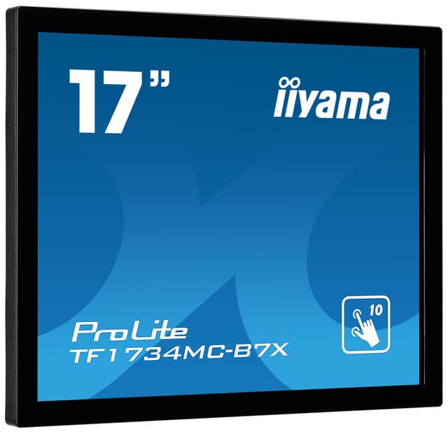 Iiyama TF1734MC-B7X 10-punts touchscreen open frame-monitor met door-glas aanraakfunctie, 43,2 cm 1280 x 1024 pixels SXGA