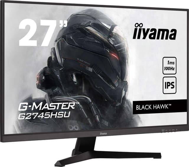 Iiyama G-MASTER G2745HSU-B2 Black Hawk led-monitor, 68,6 cm (Full HD), met IPS-paneel en 1ms MPRT, zwart