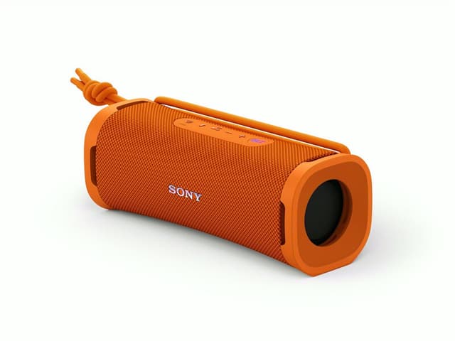 Sony ULT FIELD 1 - draagbare draadloze bluetooth-luidspreker met ULT POWER SOUND, ultieme diepe bas, IP67, waterdicht, stofdicht, schokbestendig, 12 uur batterijduur, heldere gesprekskwaliteit, voor buiten en reizen - oranje