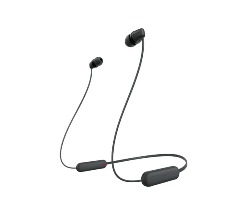 Sony WI-C100 Headset Draadloos In-ear Oproepen/muziek Bluetooth Zwart — afbeelding 1