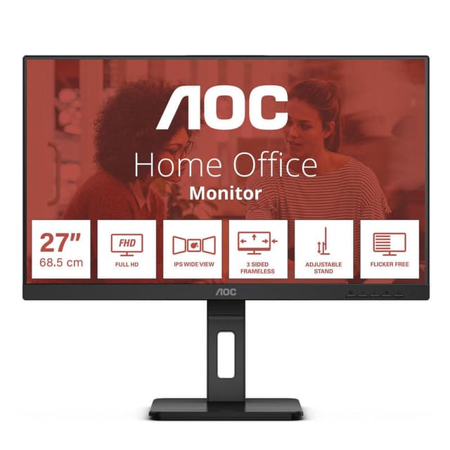 AOC E3 27E3QAF led-display 68,6 cm (27") 1920 x 1080 pixels Full HD zwart