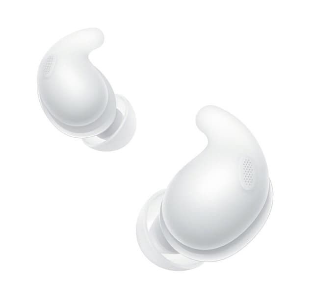 Sony LinkBuds Fit – Volledig draadloze Bluetooth-oordopjes met ruisonderdrukking – wit