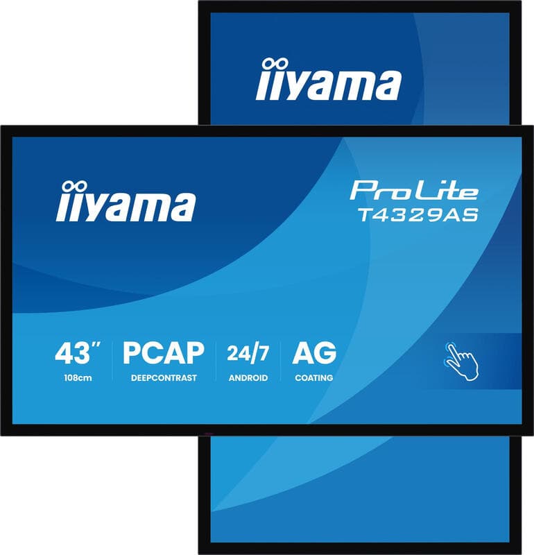 Iiyama 108 cm alles-in-één PCAP interactief display voor slimme samenwerkingsruimtes — afbeelding 1