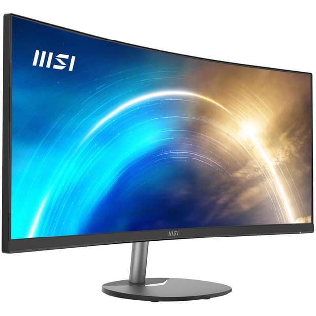 MSI Pro MP341CQ 34 inch gebogen monitor zwart