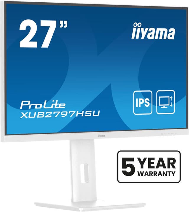iiyama ProLite 68,6 cm IPS-paneel met in hoogte verstelbare standaard en 100 Hz verversingssnelheid