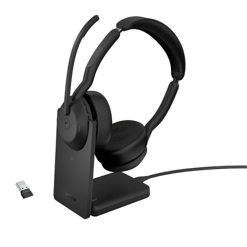 Jabra Evolve2 55 - Link380a MS stereo (incl. standaard), zwart — afbeelding 1