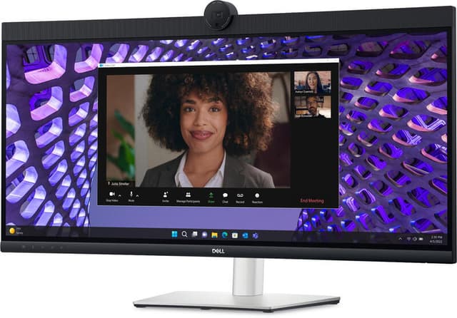 DELL P Series P3424WEB computermonitor 86,7 cm (34,1") 3440 x 1440 pixels 4K Ultra HD LCD zwart