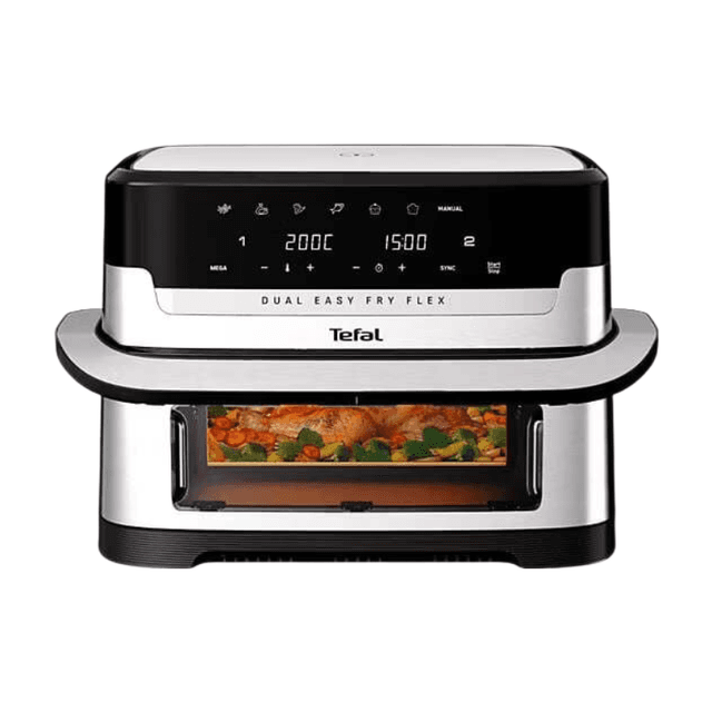 Tefal EY922D Easy Fry Airfryer - 6,2 liter inhoud - 1700 W vermogen - XXL gezinsformaat - 9 kookprogramma's - digitaal display
