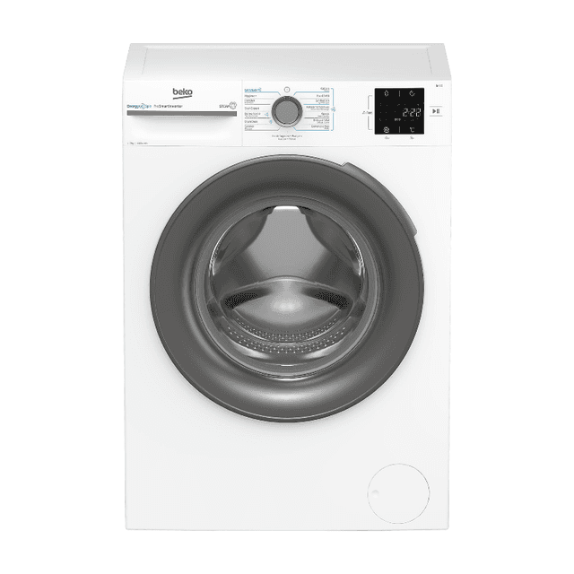 【Mega Vakantiegeld Deal】Beko BM3WFU3741S Vrijstaande wasmachine - 7 kg capaciteit - 1400 tpm centrifugeersnelheid - Energieklasse C - 15 wasprogramma's - Zilver