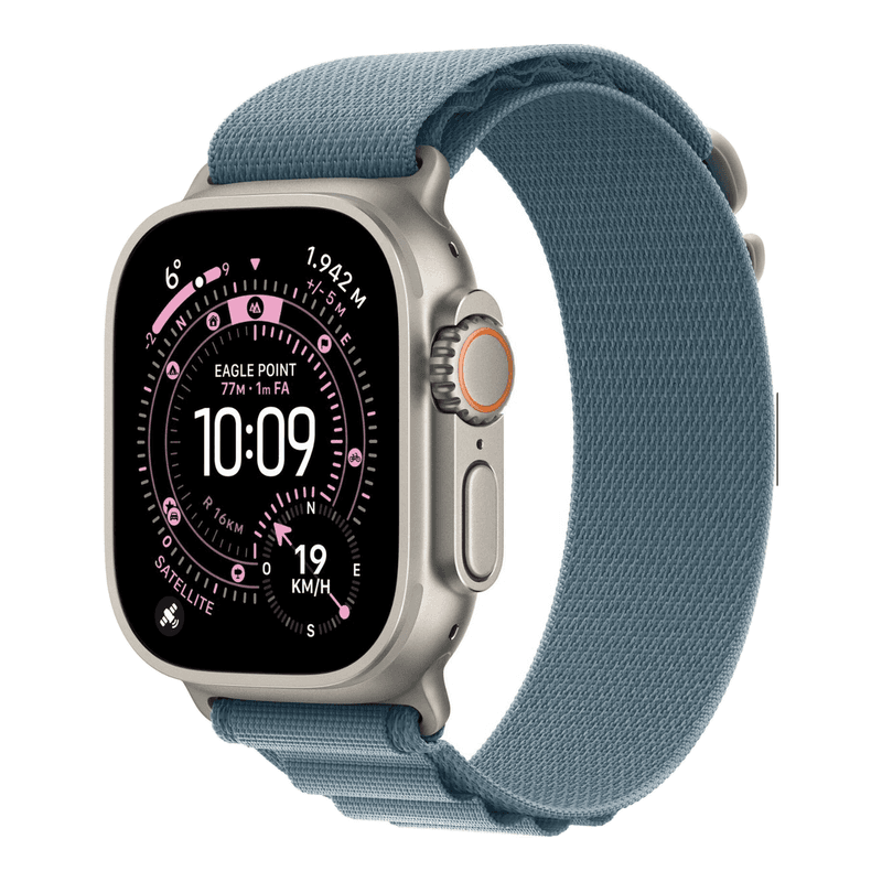 Apple Watch Ultra 3, Alpine Loop S, titanium (blauw) — afbeelding 1