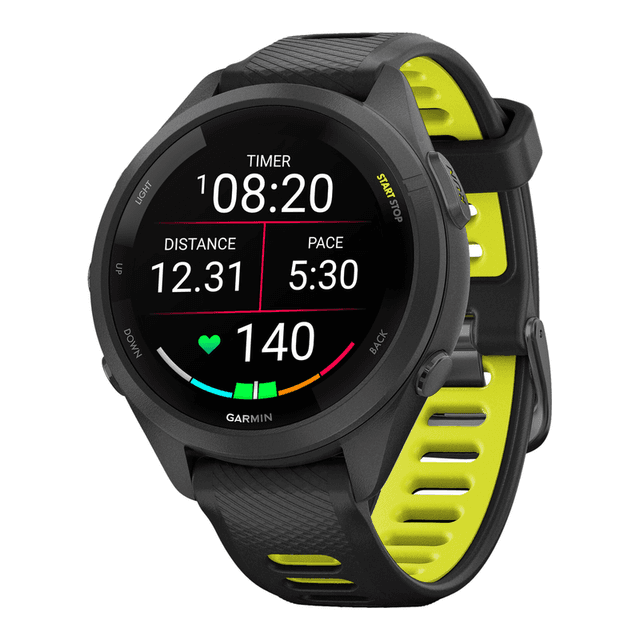 Garmin Forerunner 265S - Sporthorloge met GPS - Geschikt voor hardlopen - 42 mm - Zwart