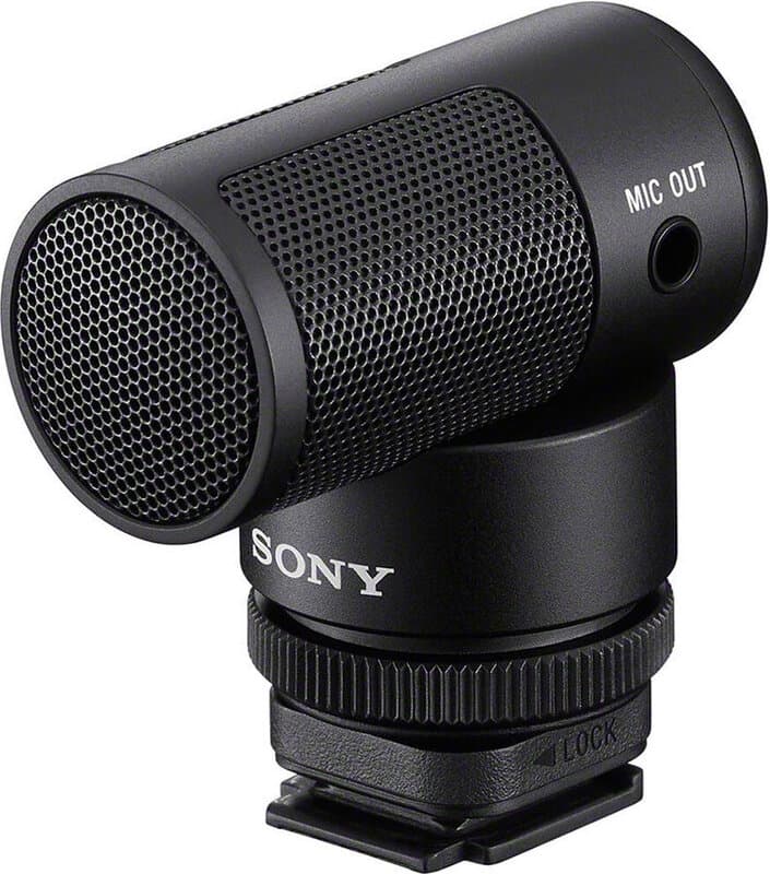 Sony ECM-G1 richtmicrofoon, zwart, voor digitale camera — afbeelding 1
