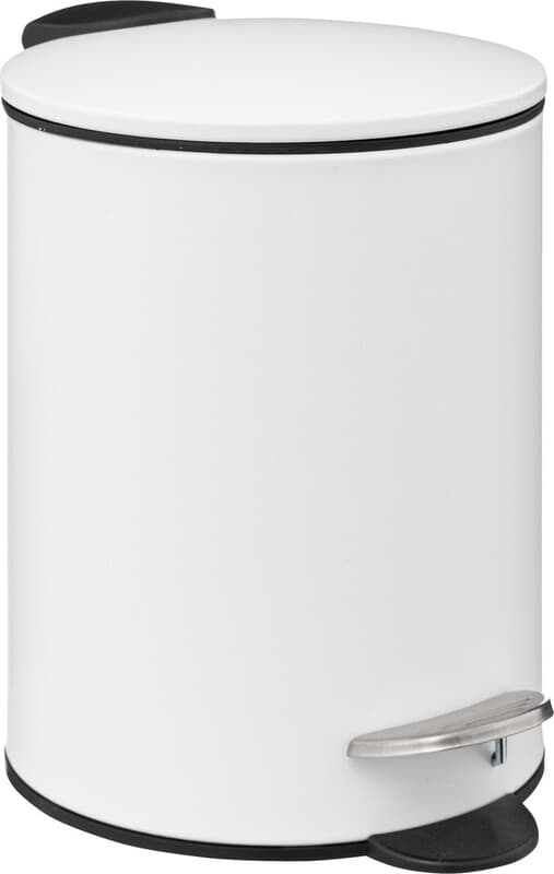 5five Katoenen Soft-Close Prullenbak - 3L, Wit