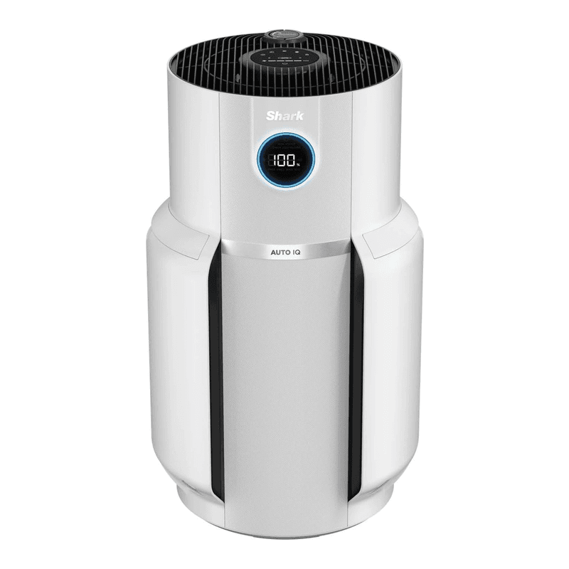 Shark NeverChange Max luchtreiniger voor maximaal 5 jaar: Grote ruimtes tot 130 m², HEPA-filter gaat 5 jaar mee, Vangt 99,97% van de allergenen op, Automatische modus, Stil, LED-display, Wit HP300EU — afbeelding 1