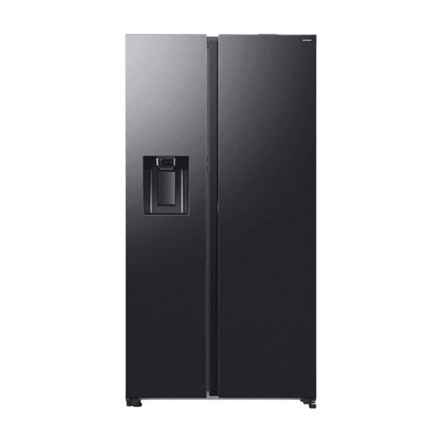 Samsung RS80F66KBFEF vrijstaande koel-vriescombinatie - design met naast elkaar geplaatste compartimenten - Twin Cooling-systeem - water- en ijsdispenser