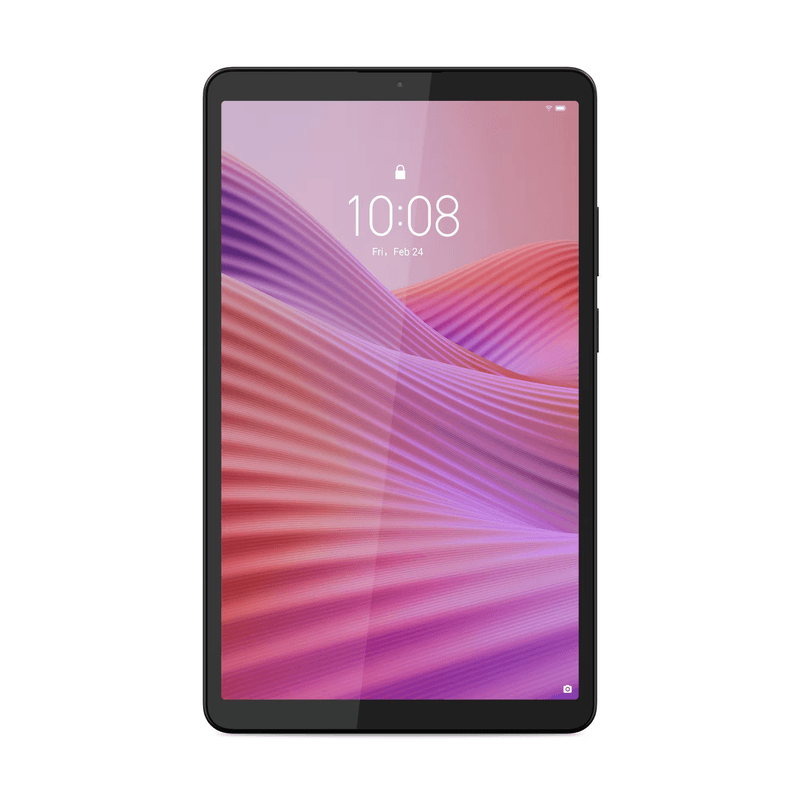 Lenovo Tab One 8,7 inch Wi-Fi tablet – 4 GB RAM, 128 GB opslag, HD IPS touchscreen, heldere hoes, Luna grijs — afbeelding 1