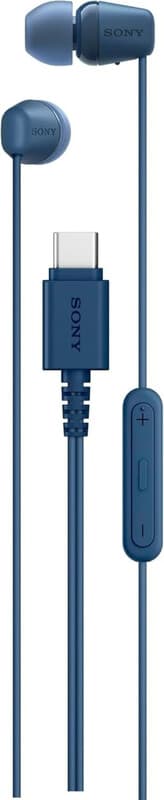 Sony IER-EX15C headset bedraad in-ear oproepen/muziek USB Type-C blauw