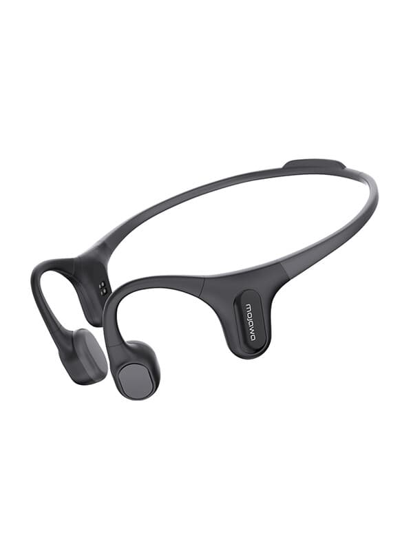 Mojawa RunPlus Bone Conduction Headphones, Open-Ear Bluetooth Headphones, 32GB MP3 Player, IP68 Waterproof Swimming Earbuds, Deep Bass, Secure Fit for Running, Gym and Daily Use, Black — afbeelding 1