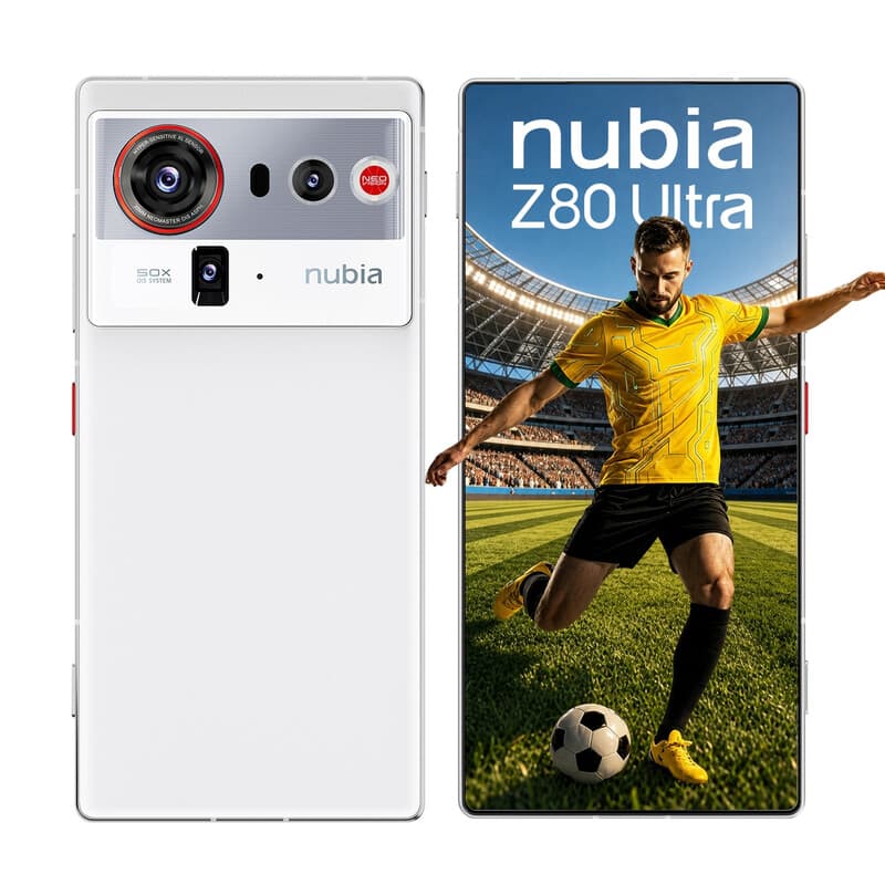 nubia Z80 Ultra 5G ontgrendelde Android-smartphone, Snapdragon 8 Elite (Gen 5), 50 MP AI-driecamera, 80 W draadloos opladen, 6,8 inch 144Hz AMOLED volledig scherm, gaming-smartphone, 16GB+512GB — afbeelding 1