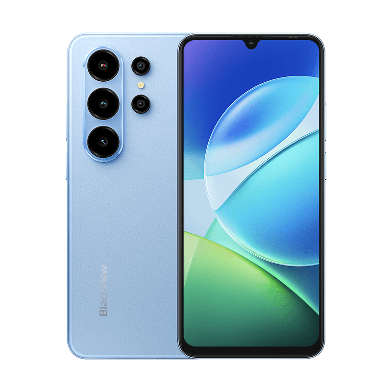 Blackview WAVE 10C simlockvrije smartphone, 6,88" HD+ IPS Android 16, 4 GB RAM + 12 GB virtuele uitbreiding (totaal 16 GB), 128 GB/1 TB opslag, 32 MP + 13 MP, 5000 mAh, 4G dual SIM, Face ID/GPS/OTG/3,5 mm, 2 jaar garantie — afbeelding 1