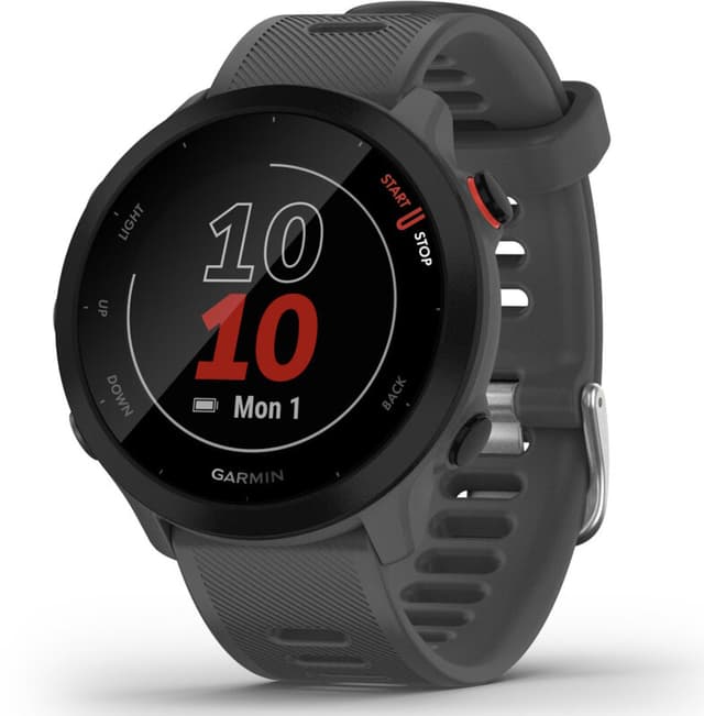 Garmin Forerunner 55 - Sporthorloge met GPS-tracker - Geschikt voor hardlopen - 42 mm - Grijs