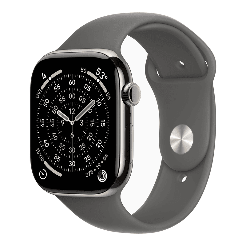 Apple Watch Series 11 GPS + Cellular 42 mm, naturel titanium — afbeelding 1