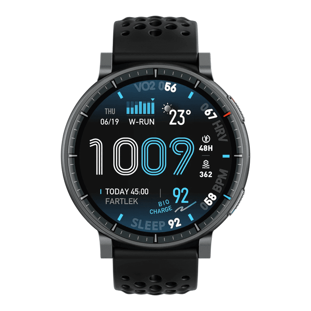 Amazfit Active Max 3,81 cm (1.5") AMOLED Digitaal 480 x 480 Pixels Touchscreen Zwart