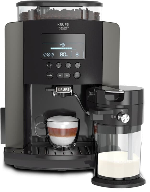 Krups Essential EA819E automatische koffiemachine met cappuccino Quattro Force — afbeelding 1