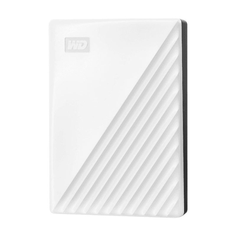 My Passport 6 TB White - Draagbare harde schijf met wachtwoordbeveiliging en automatische back-upsoftware — afbeelding 1
