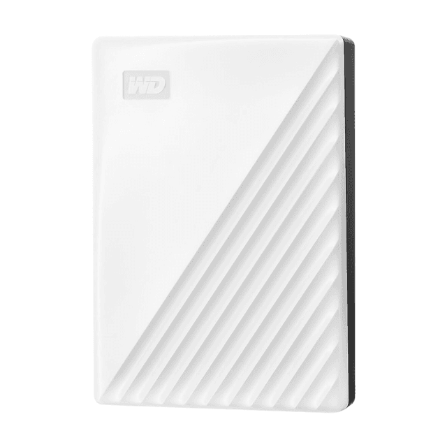 My Passport 6 TB White - Draagbare harde schijf met wachtwoordbeveiliging en automatische back-upsoftware