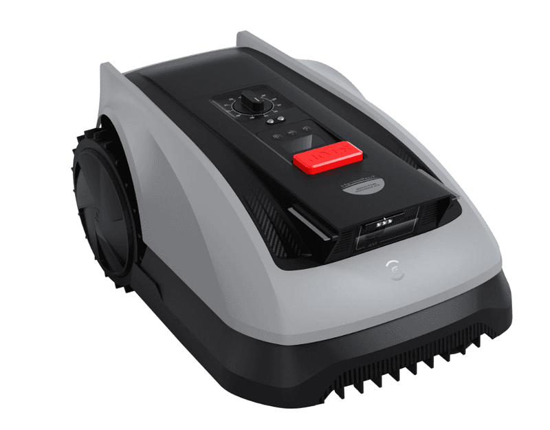 ECOVACS GOAT O600 RTK robotmaaier, tot 600 m² – draadloze RTK-navigatie, 2,5 Ah Li-Ion-batterij, grijs/zwart — afbeelding 1